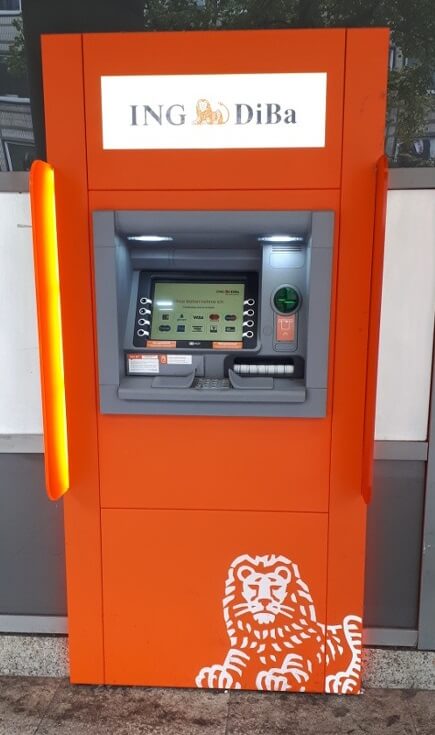 ING-DiBa Geldautomat in Hannover