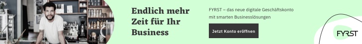 Werbebanner FYRST BASE Geschäftskonto